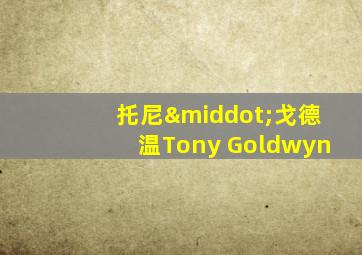 托尼·戈德温Tony Goldwyn